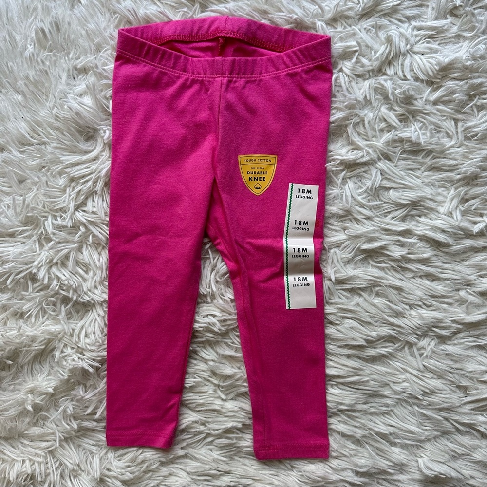 Cat And Jack Toddler Girls Leggings New Size 18 Months - Picture 2 of 6